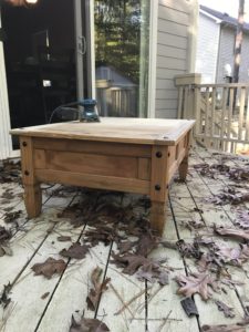 Sanded + Coffee table